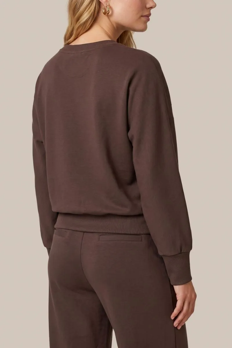 CS The Label Winona Sweater, mocha brown, gebreide trui